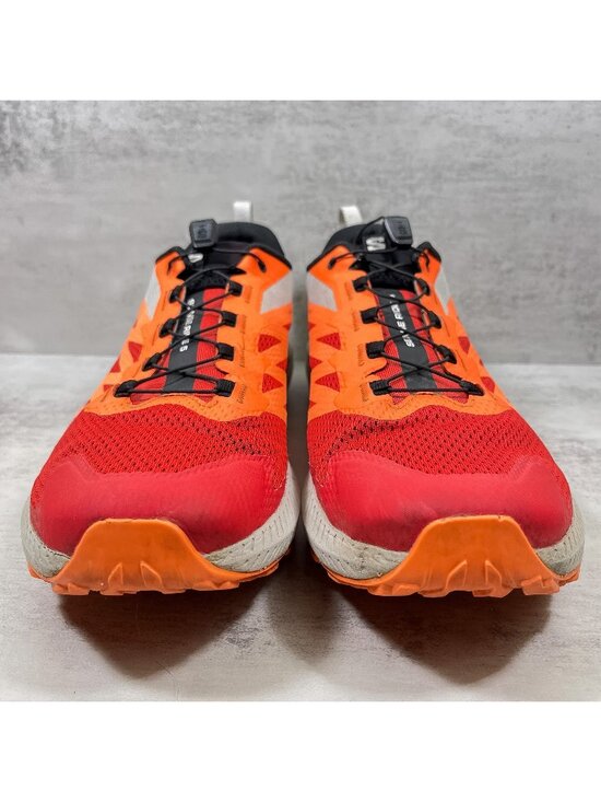 Salomon Sense Ride 5 Trail Running Shoes - Men\'s Size 13 - Red Orange